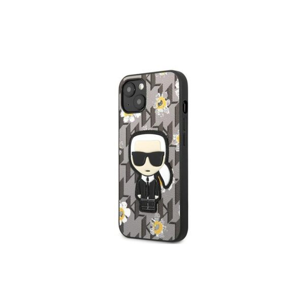 Karl Lagerfeld case for iPhone 13 6,1" KLHCP13MPMNFIK1 grey hard case Monogram Iconic Karl