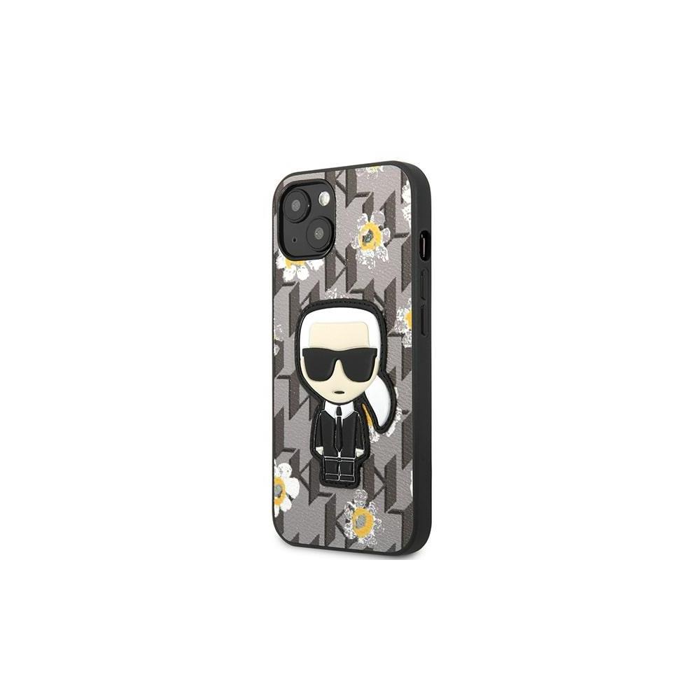 Karl Lagerfeld case for iPhone 13 6,1" KLHCP13MPMNFIK1 grey hard case Monogram Iconic Karl