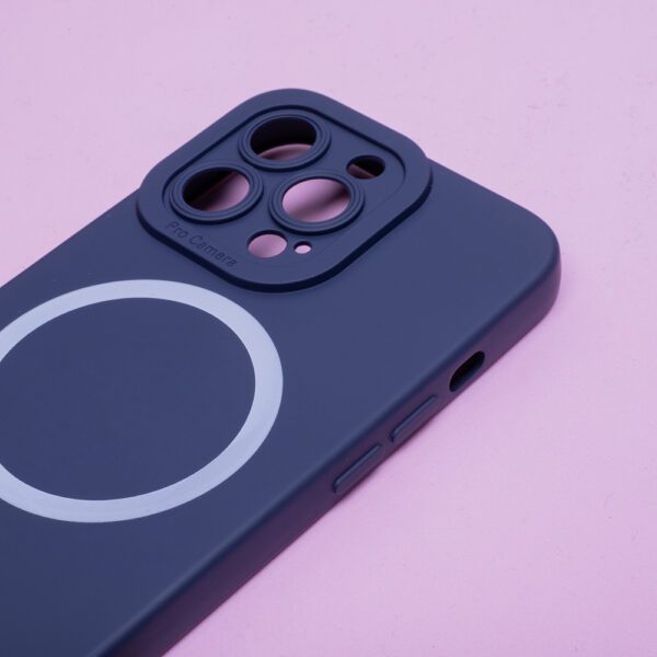 Silicon Mag case for iPhone 16 Pro 6,3" dark blue