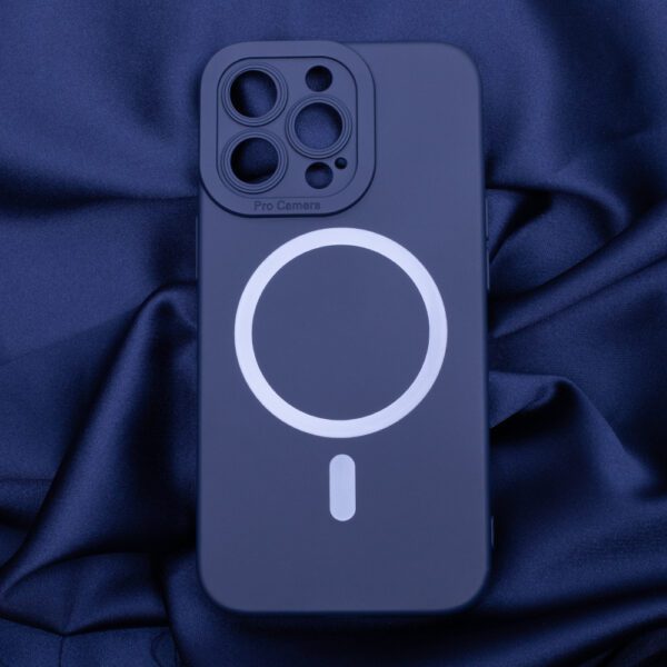 Silicon Mag case for iPhone 16 Pro 6,3" dark blue