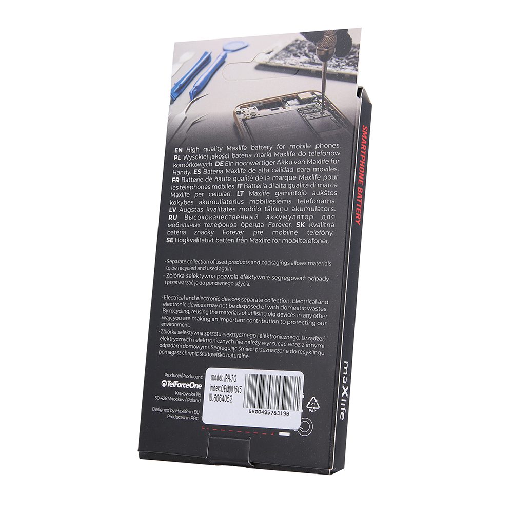 291523_oryg Maxlife battery for iPhone 7 1960mAh
