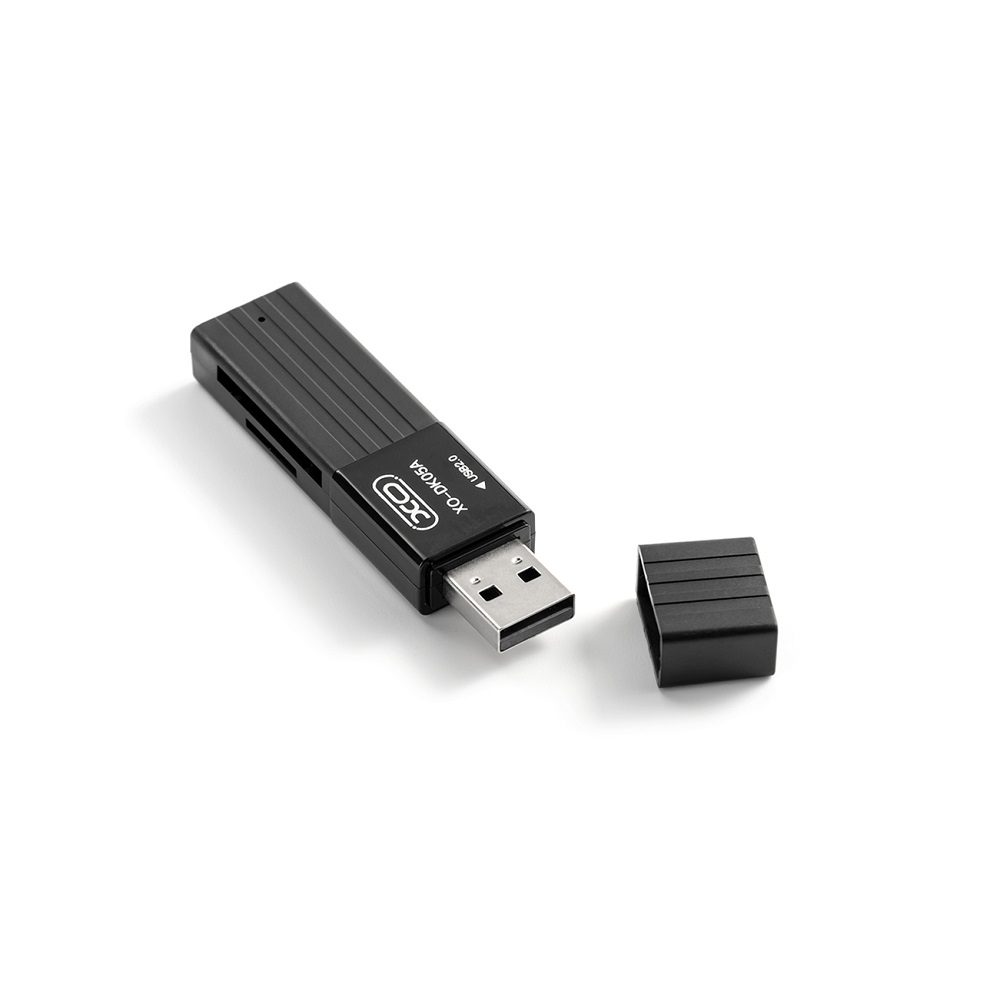 292708_oryg XO card reader 2 in 1 DK05A USB 2.0 black