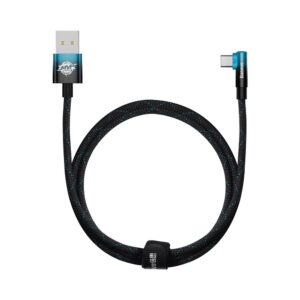 Baseus cable MVP 2 Elbow USB - USB-C 1,0 m 100W black-blue