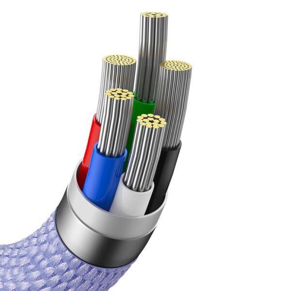 293021_oryg Baseus cable Crystal Shine USB-C - Lightning 1,2 m 20W purple