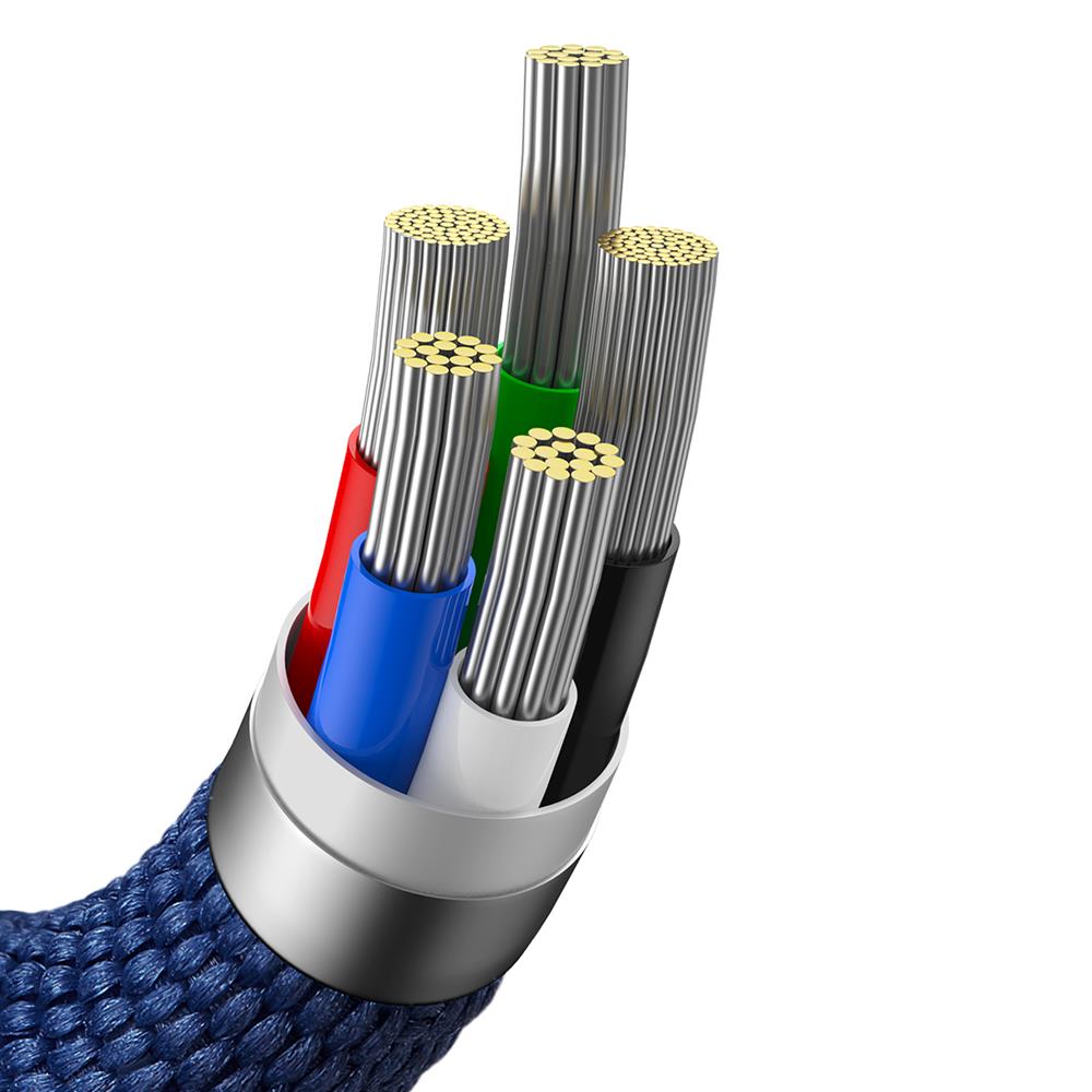 293034_oryg Baseus cable Crystal Shine USB-C - Lightning 2,0 m 20W blue