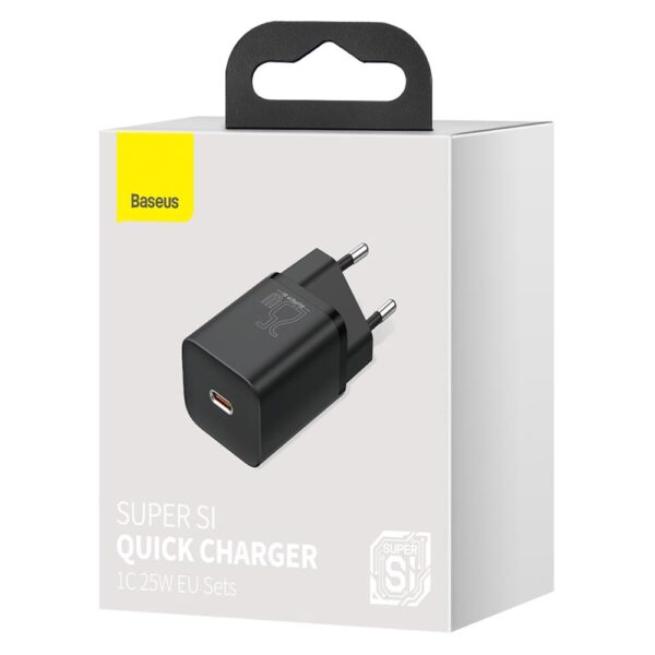 Baseus wall charger Super Si PD 25W 1x USB-C black