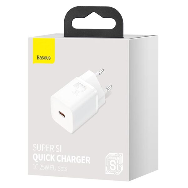 Baseus wall charger Super Si PD 25W 1x USB-C white