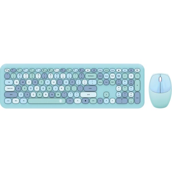 Forever keyboard + mouse Candy blue