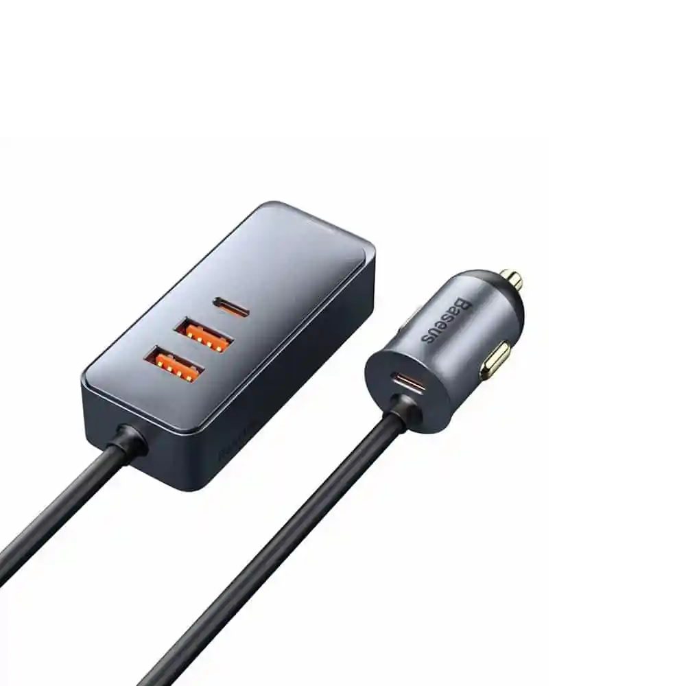 293841_oryg Baseus car charger Share Together 2in1 PD 120W 2x USB 2x USB-C gray