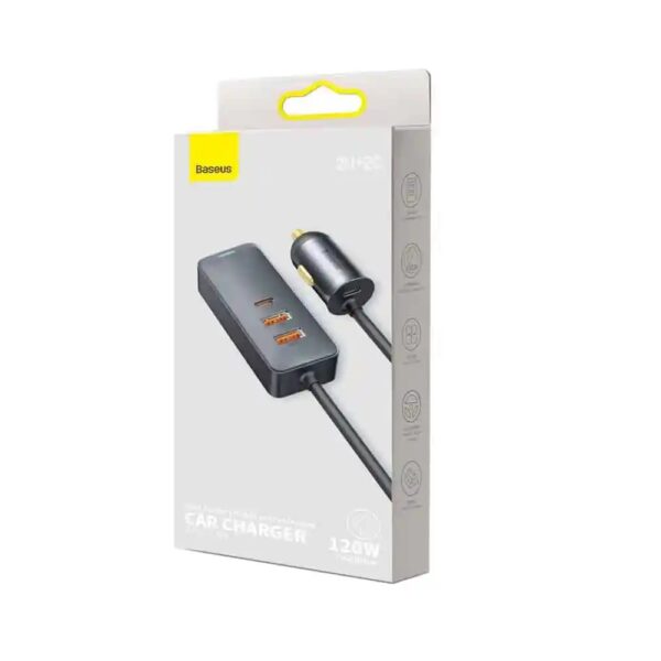 293846_oryg Baseus car charger Share Together 2in1 PD 120W 2x USB 2x USB-C gray