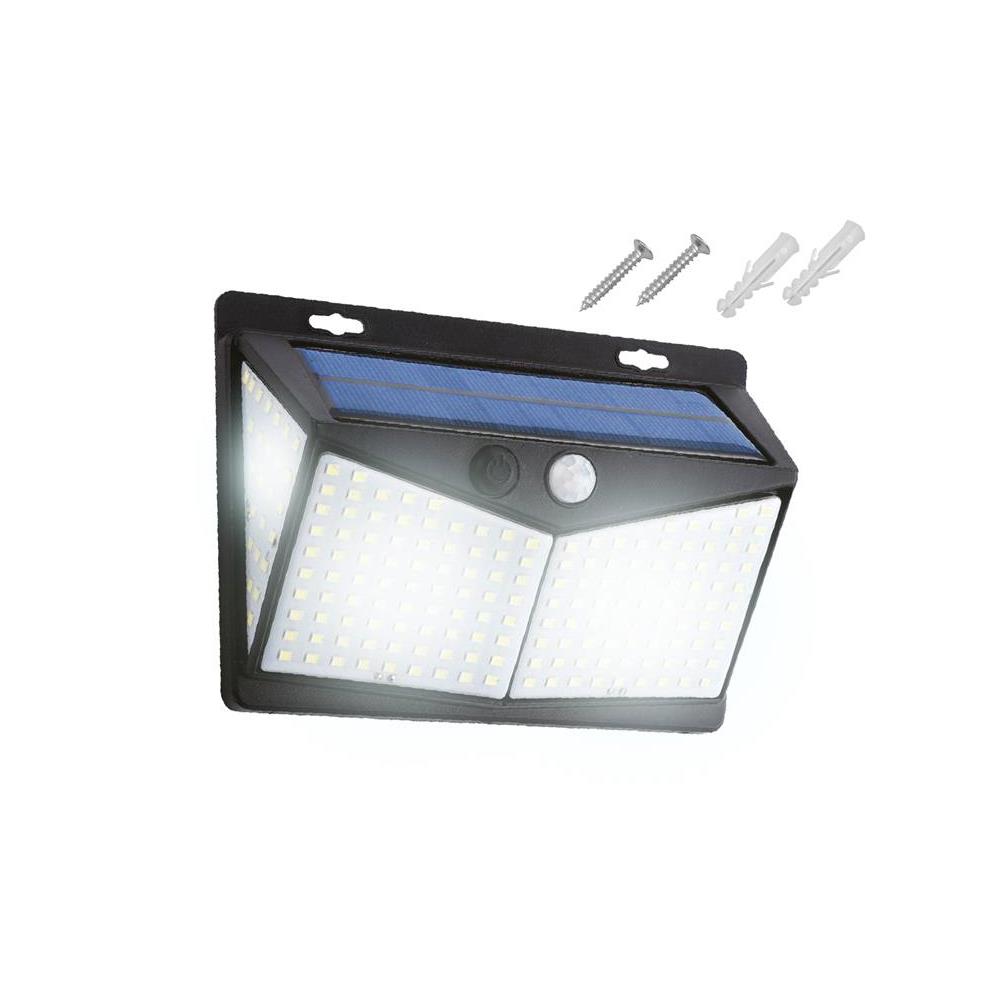 Solar wall lamp 208 LED SMD 600lm PIR IP65 1800mAh
