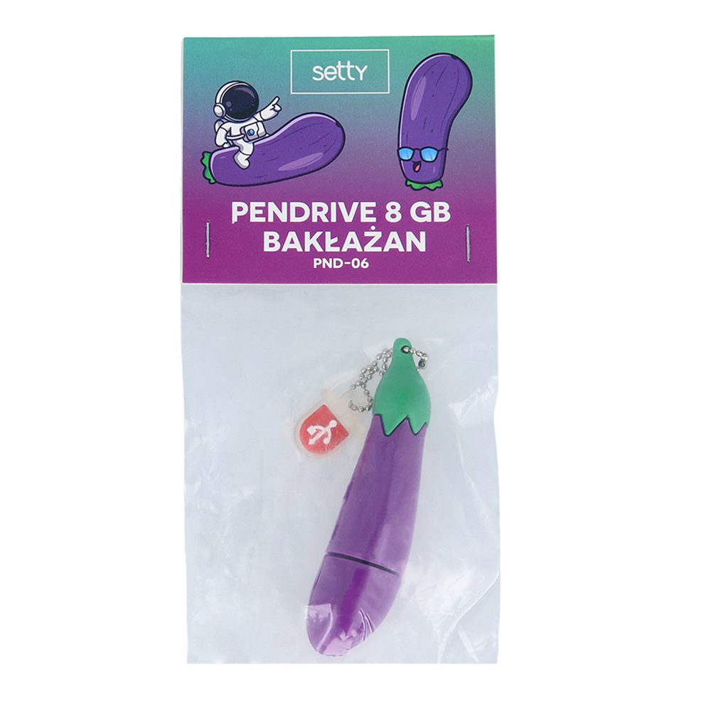 296774_oryg Setty Pendrive 8GB Eggplant PND-06