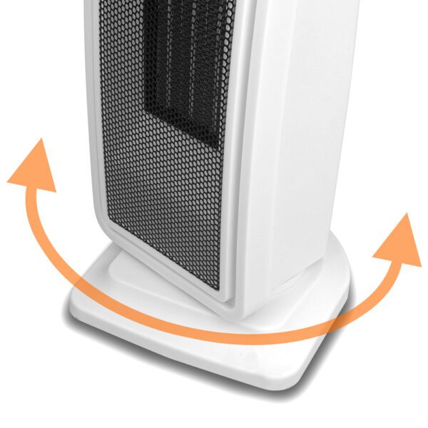 White heater LTC with ceramic heating element 1400/2000W with remote