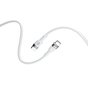 299109_oryg Forever Flexible cable USB-C - USB-C 1,0 m 60W white