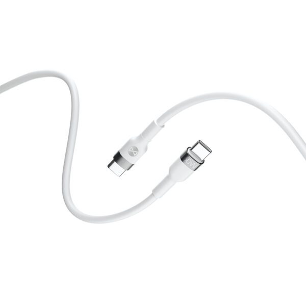 299109_oryg Forever Flexible cable USB-C - USB-C 1,0 m 60W white