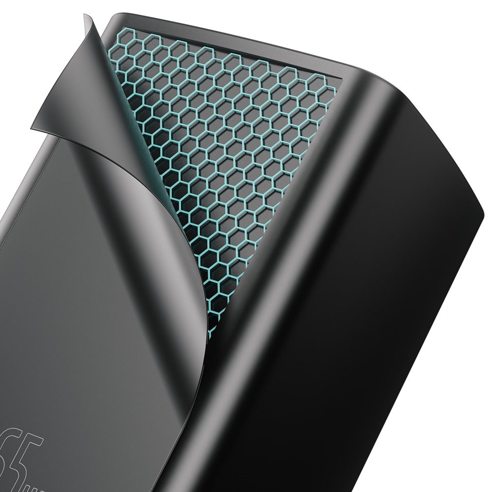 Baseus wall charger GaN2 Lite PD 65W 1x USB-C 1x USB black