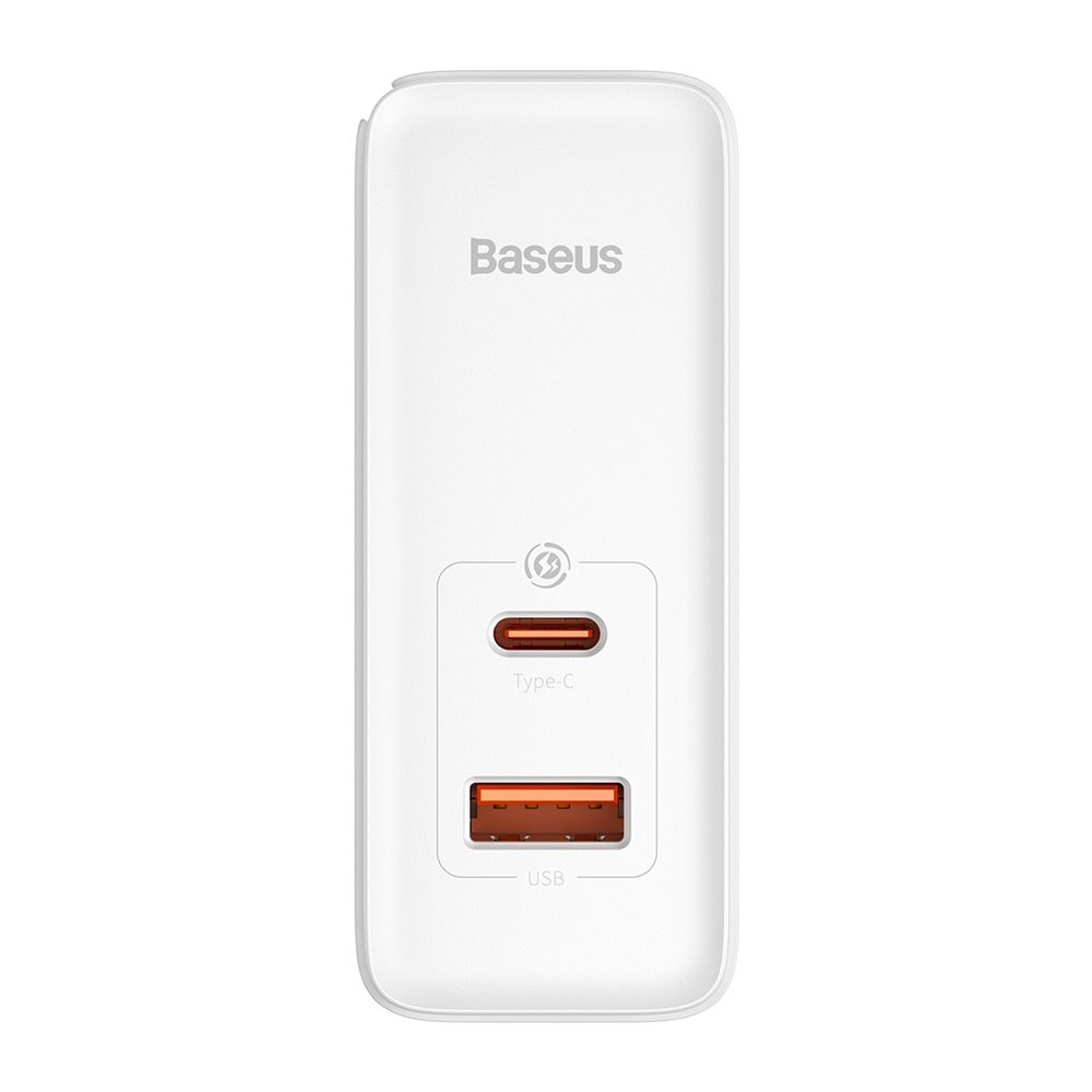299889_oryg Baseus wall charger GaN5 Pro PD 100W 1x USB-C 1x USB white+ USB-C - USB-C