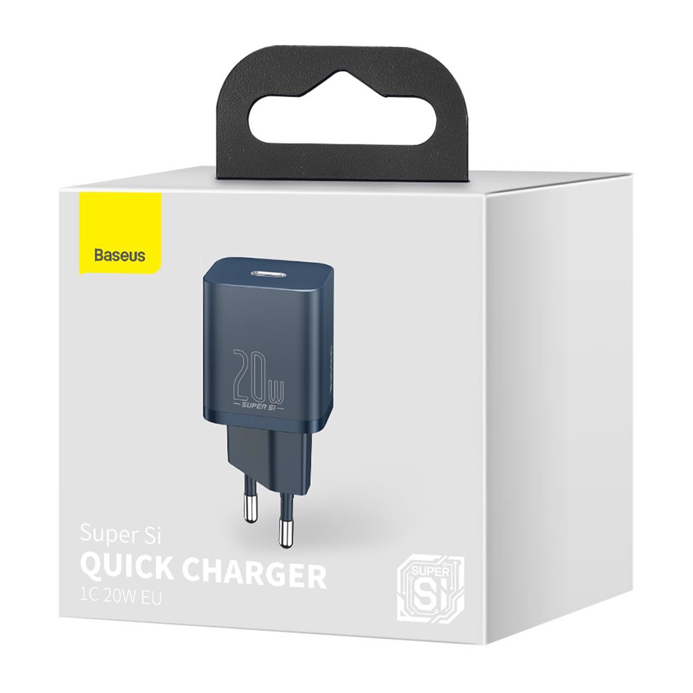 Baseus wall charger Super Si PD 20W 1x USB-C blue