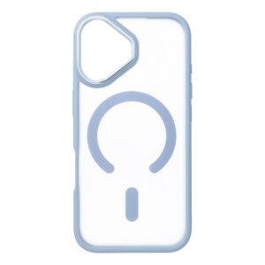 MATTE MAG COVER case compatible with MagSafe for IPHONE 17 blue