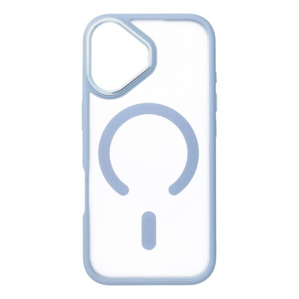 MATTE MAG COVER case compatible with MagSafe for IPHONE 17 blue