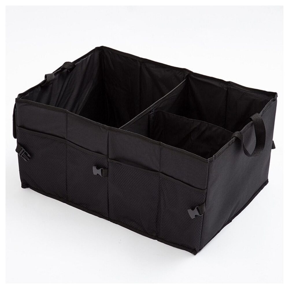2c42bde9ce4c48fc5280d35ac8bbec78 Foldable car boot storage container (Oxford material) black