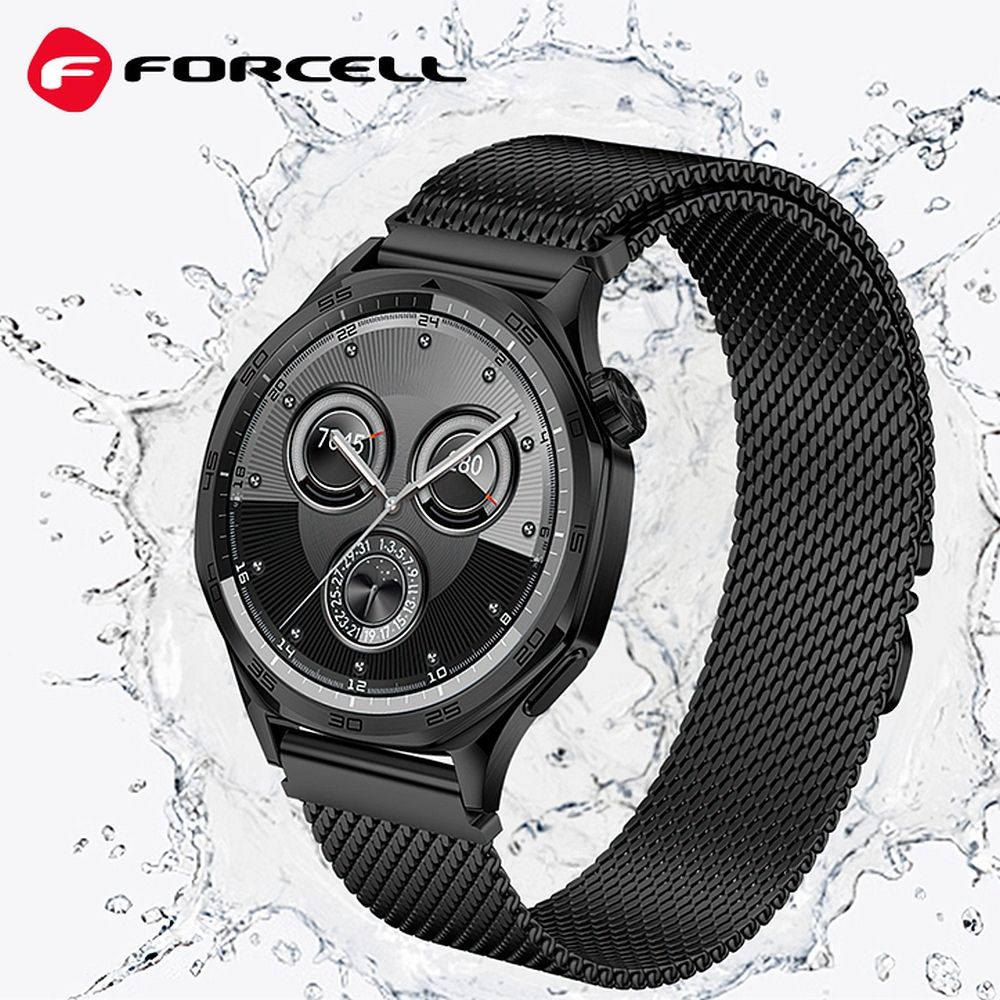 2cfc40322f258fb59d4b0ba58324392c FORCELL F-DESIGN FS10 stailess steel strap for SAMSUNG Watch 22 mm gold