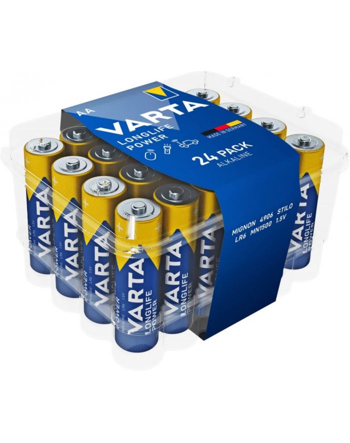 2d433509014561a28a63afb00148631e VARTA alkaline battery R3 (AAA) Longlife Power 24 pcs