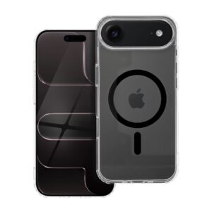 Drop Glue Colorful Ring Mag Cover compatible with MagSafe for IPHONE 17 Air black