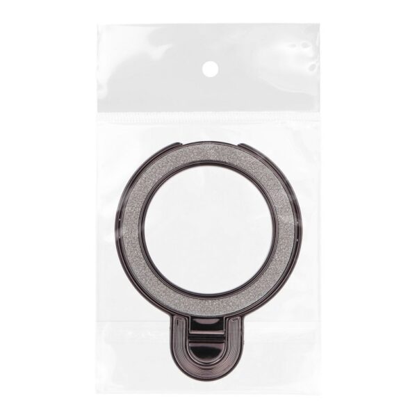 2f2da881a60293ccc533032e493122f6 Phone stand CIRCLE GLITTER - stick-on - black