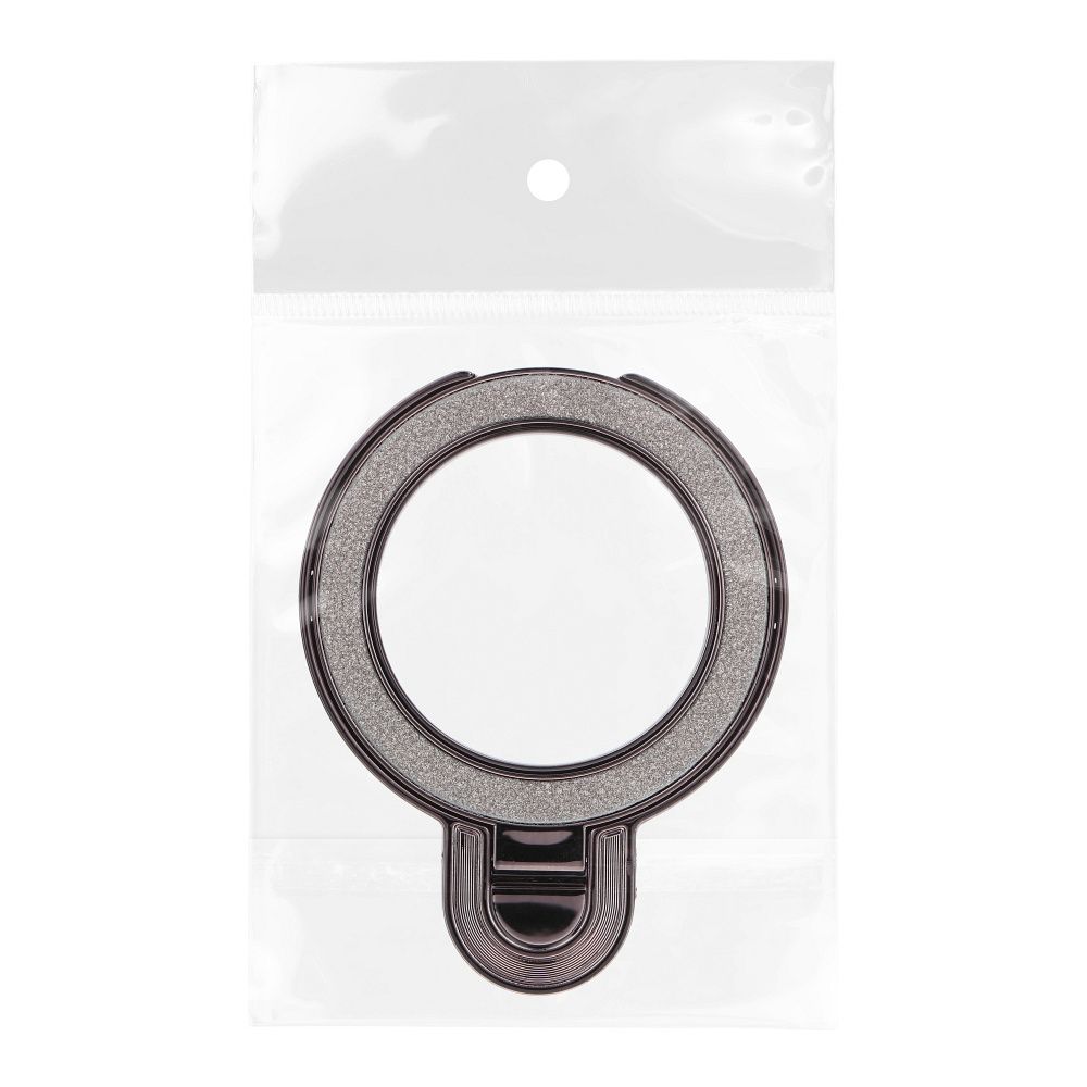 2f2da881a60293ccc533032e493122f6 Phone stand CIRCLE GLITTER - stick-on - black