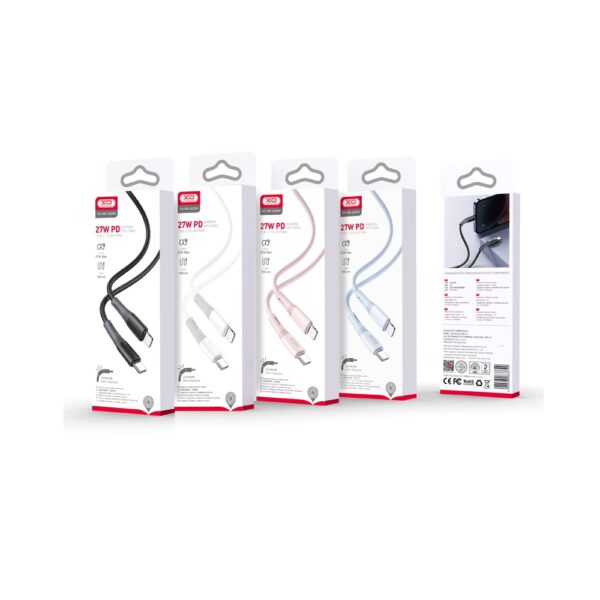 XO cable NB-Q226A USB-C - Lightning 1m 27W white