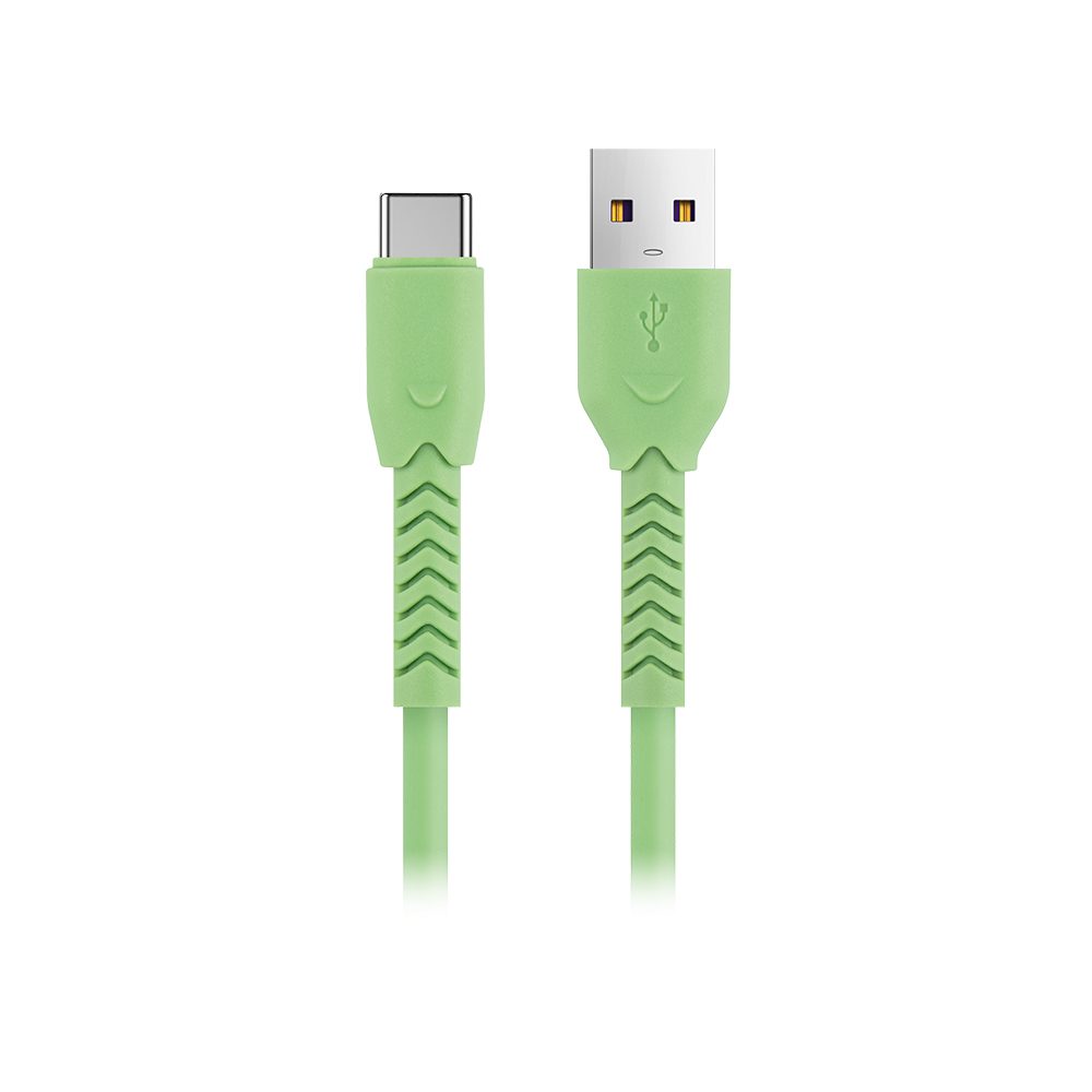 302597_oryg Maxlife MXUC-04 cable USB - USB-C 1,0 m 3A green