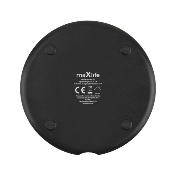 Maxlife MXWC-02 wireless charger 10W black