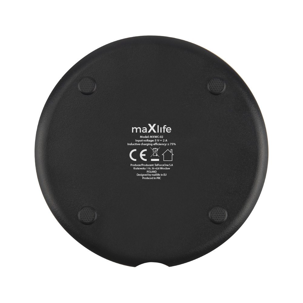 Maxlife MXWC-02 wireless charger 10W black