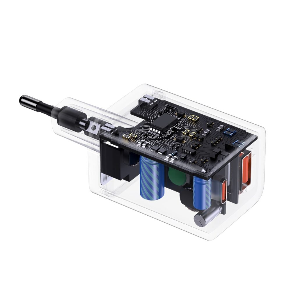 Baseus wall charger Super Si PD 30W 1x USB-C 1x USB white