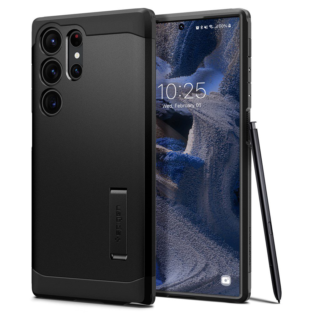 304598_oryg Spigen Tough Armor case for Samsung Galaxy S23 Ultra black