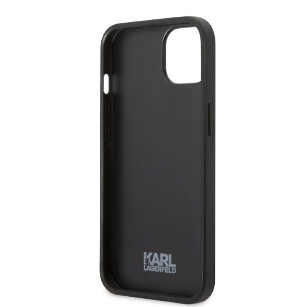 Karl Lagerfeld case for iPhone 13 Pro 6,1" KLHCP13LPMNIKBK black hard case Monogram Iconic Karl