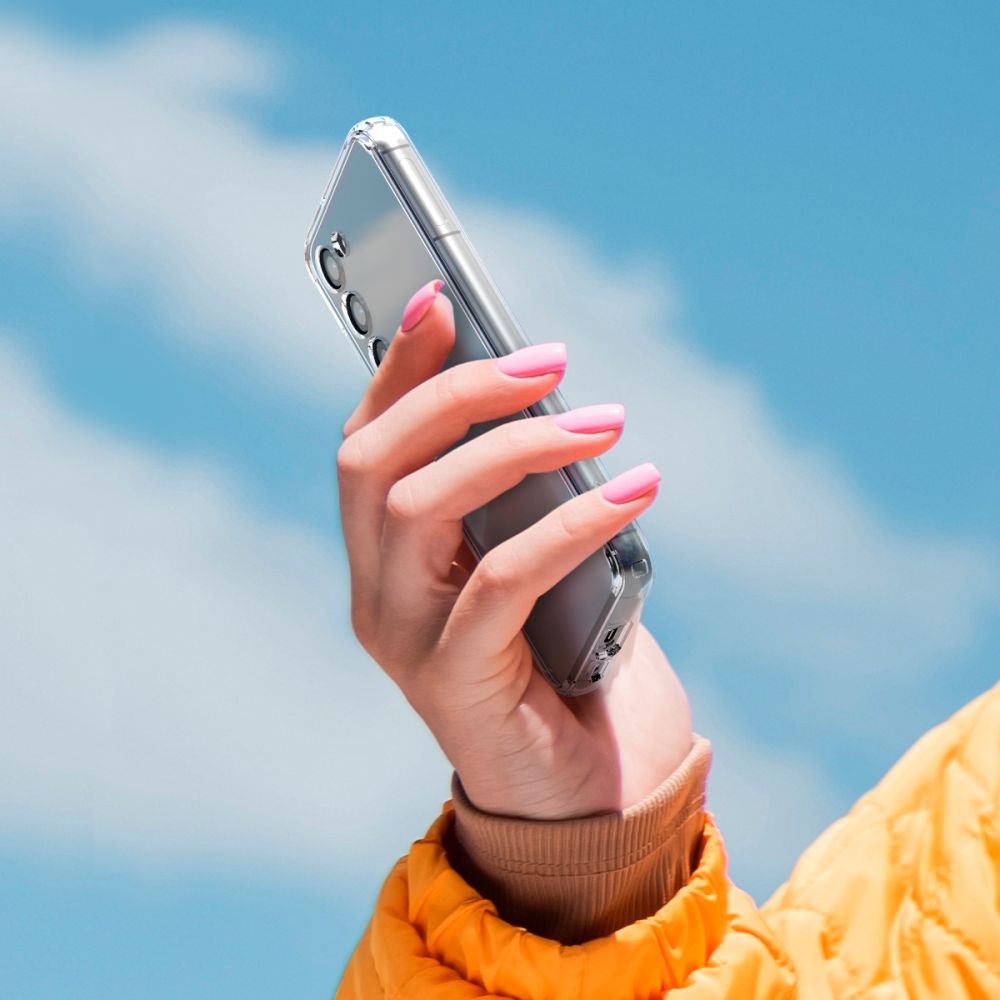 Spigen Ultra Hybrid case for Samsung Galaxy S23 crystal clear