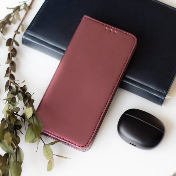 309129_oryg Smart Magnetic case for Honor 400 burgundy
