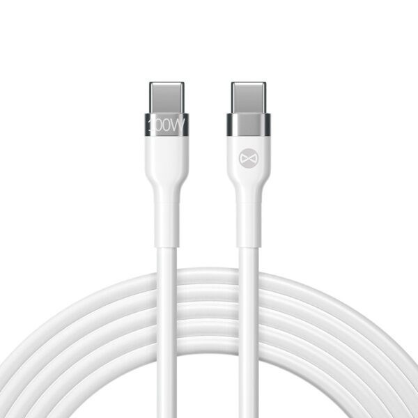 309334_oryg Forever Flexible cable USB-C - USB-C 2,0 m 100W white