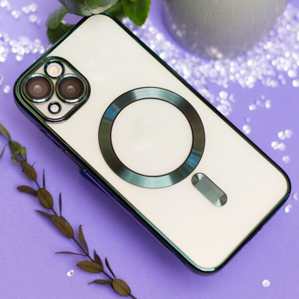 Color Chrome Mag case for Samsung Galaxy A16 4G / A16 5G green