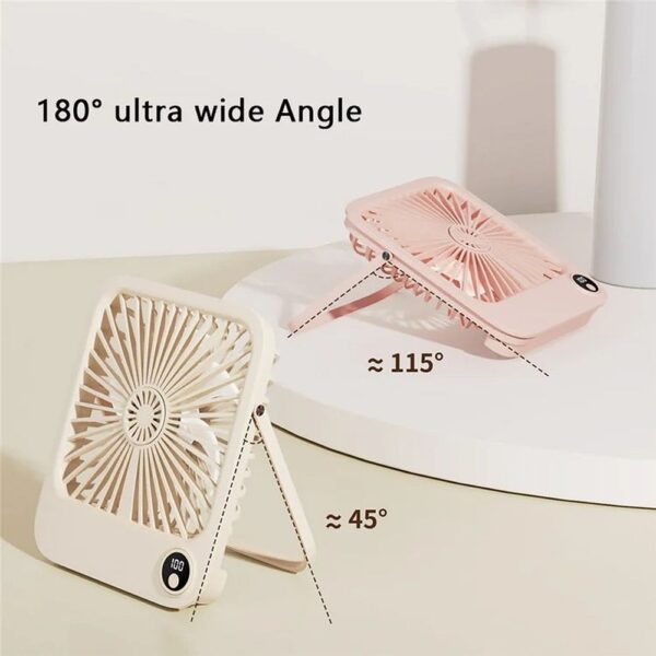 Desk fan with adjustable stand W30 purple