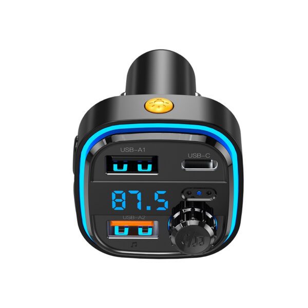 310206_oryg XO transmitter FM BCC08 Bluetooth MP3 car charger 3,1A black