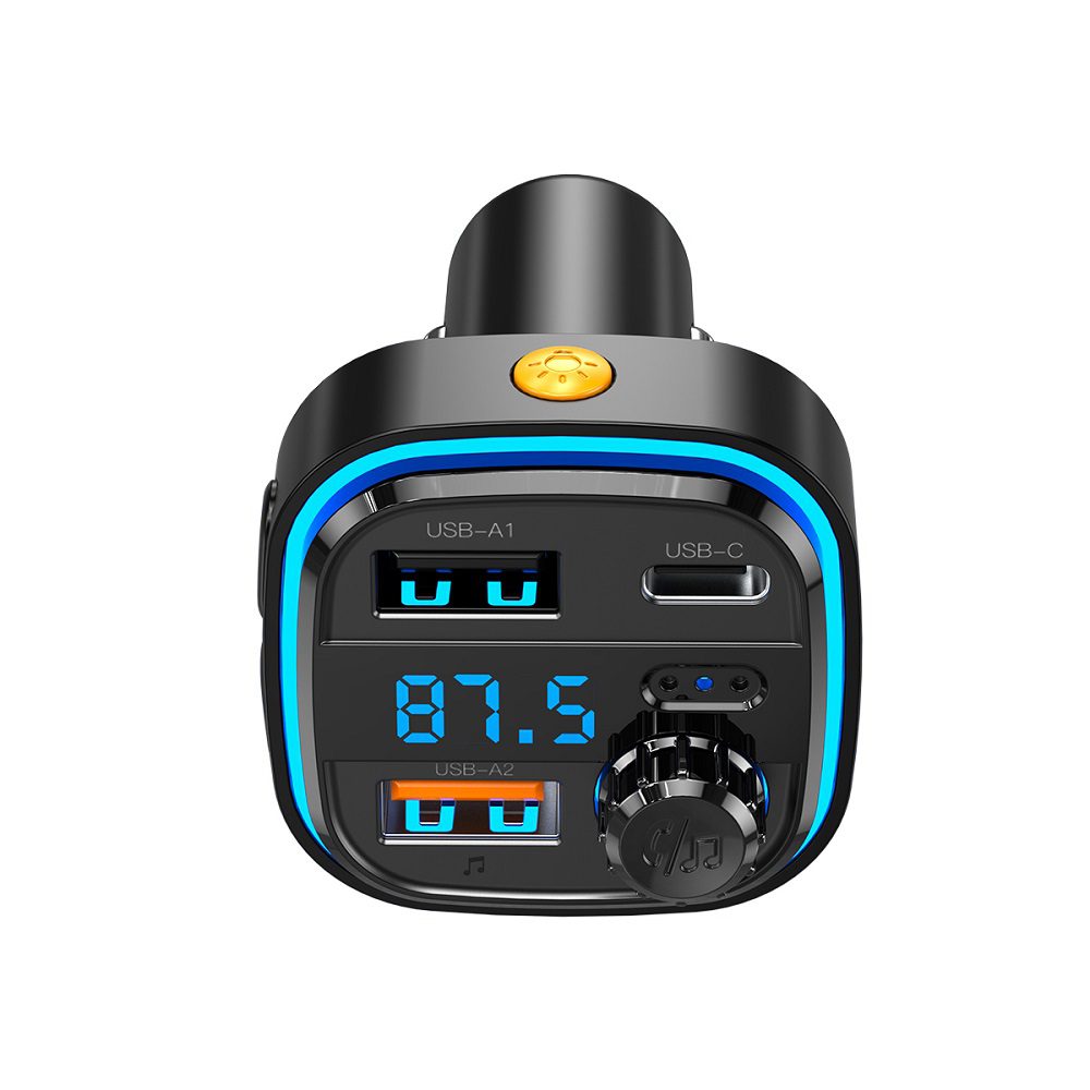310206_oryg XO transmitter FM BCC08 Bluetooth MP3 car charger 3,1A black