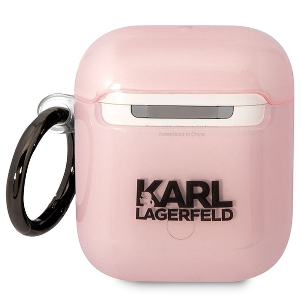 Karl Lagerfeld case for Airpods 1 / 2 KLA2HNCHTCP pink Ikonik Choupette