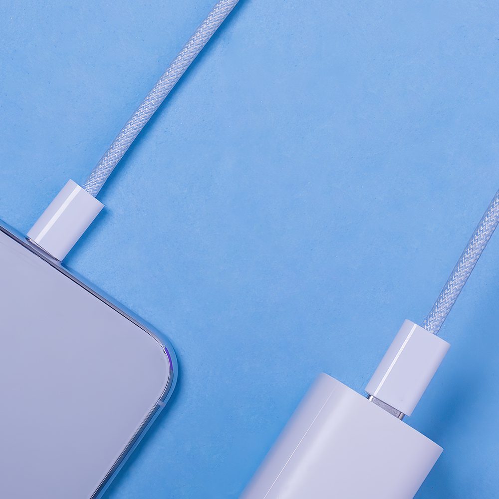314012_oryg Maxlife MXUC-06 cable USB-C - USB-C 1,0 m 20W blue nylon
