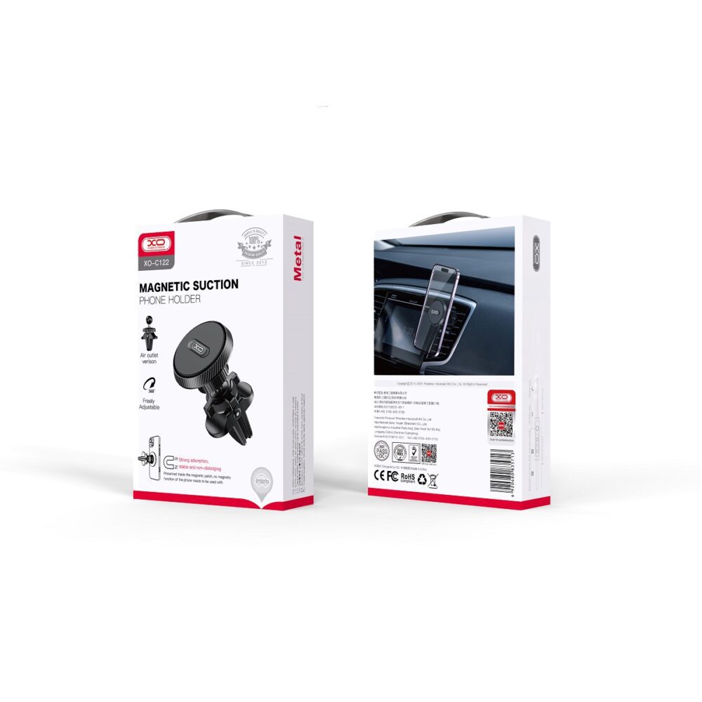 314432_oryg XO car holder C122 magnet black for air outlet
