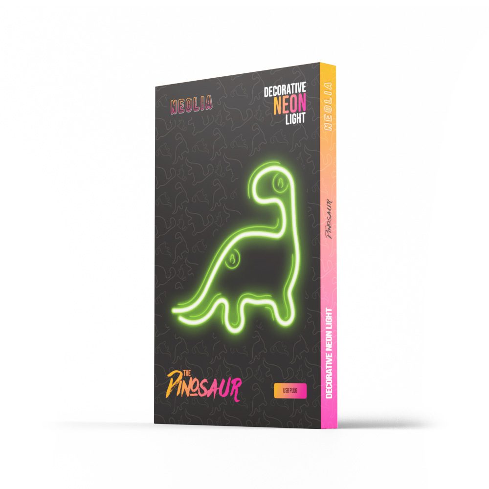 316050_oryg Neon LED Light DINOSAUR green NNE01 Neolia