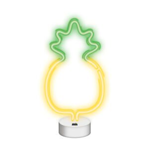 Neon LED on a stand PINEAPPLE yellow green NNE05 Neolia