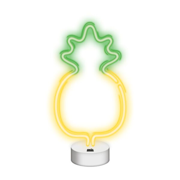 Neon LED on a stand PINEAPPLE yellow green NNE05 Neolia